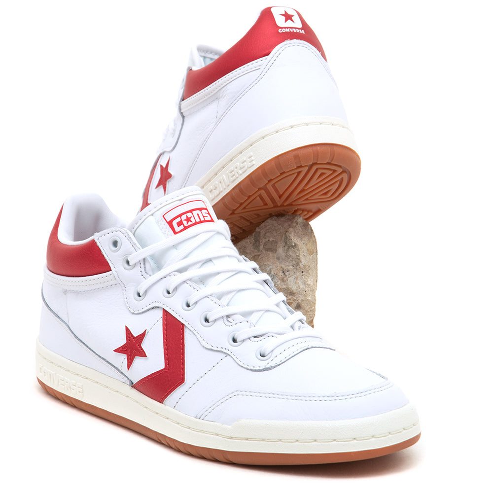 Fastbreak Pro Mid (White / Red / Egret)