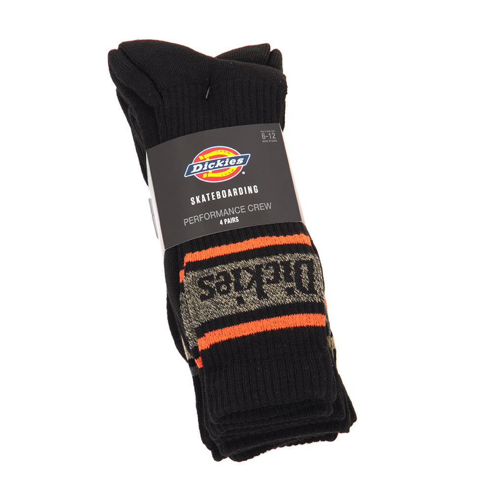 4-Pack Rugby Stripe Socks (Black Stripe)