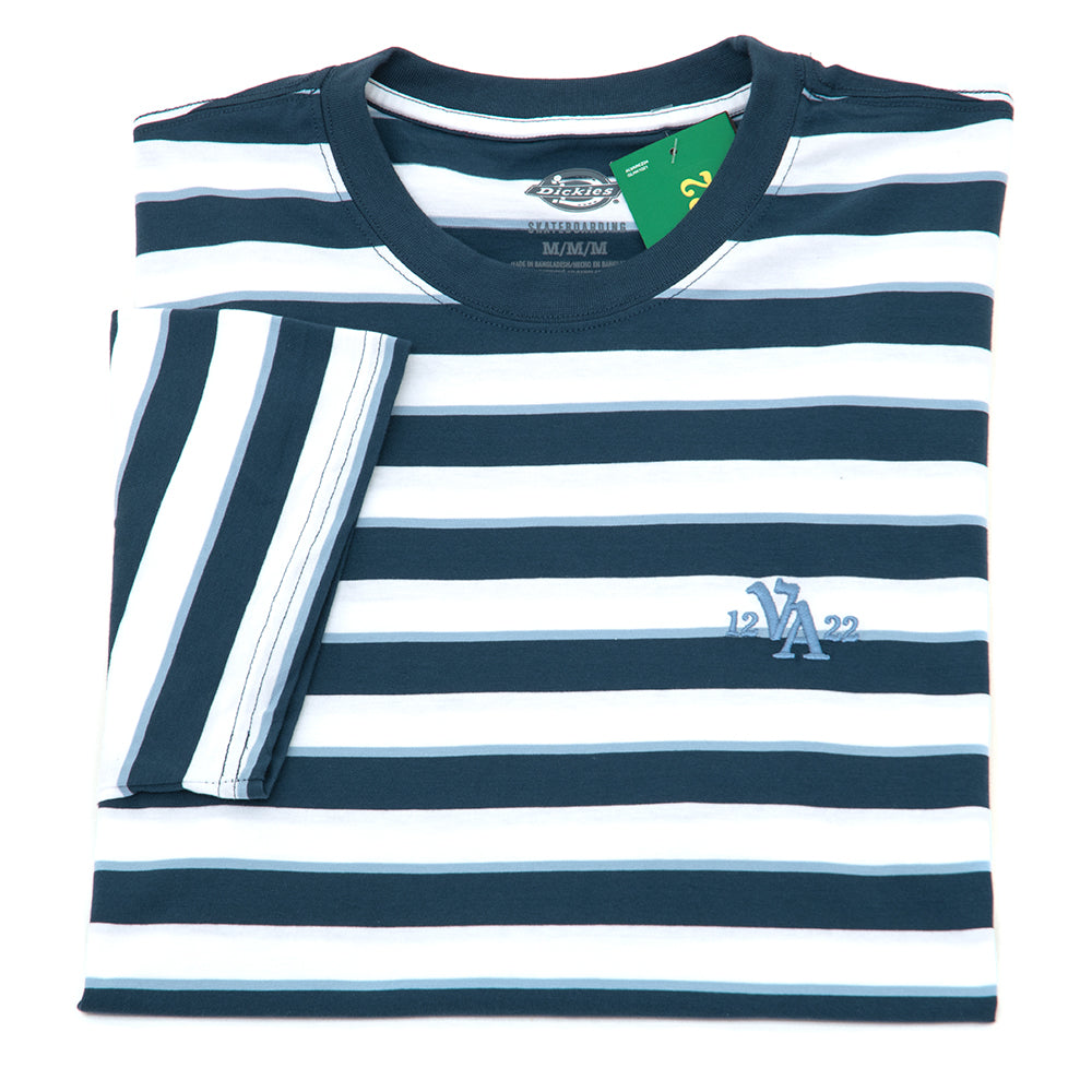 Vincent Alvarez Striped T-Shirt (Airforce Blue Stripe)