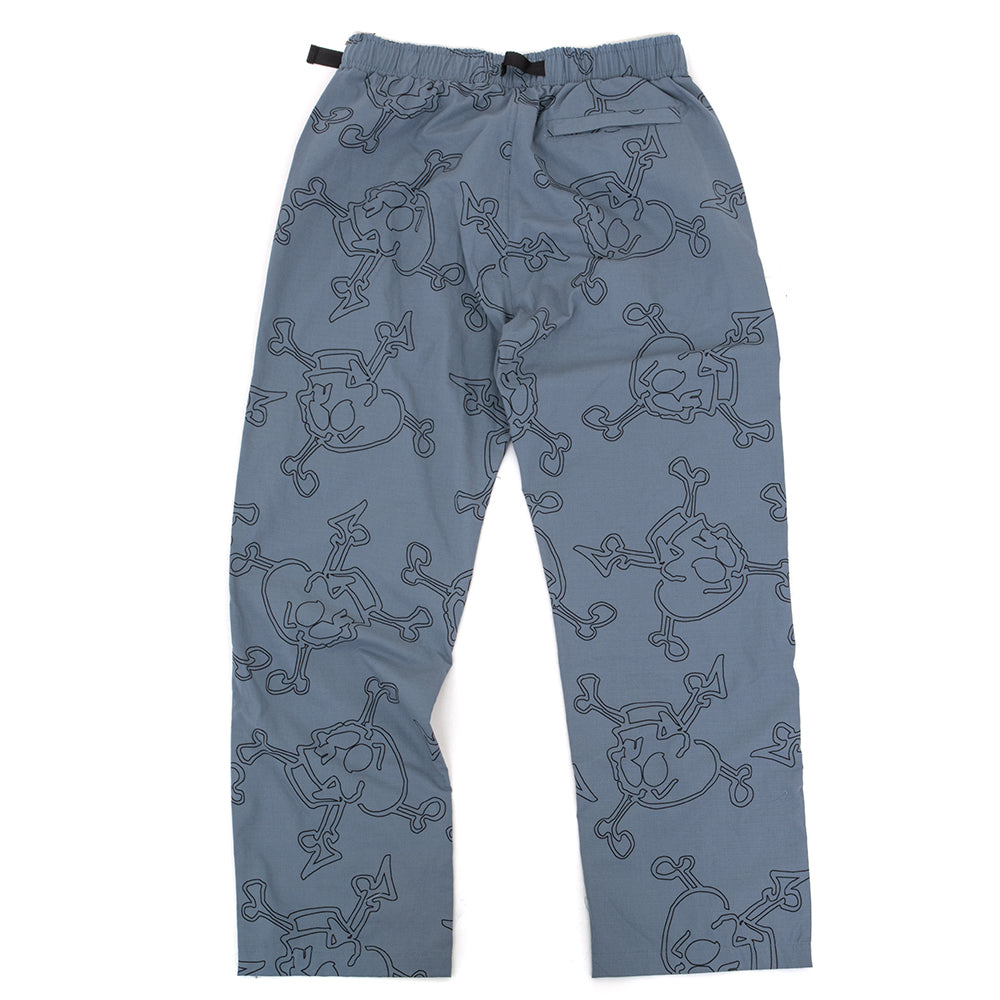 Style Eyes Ripstop DBL Knee Pant (Grey w/ Black Prints)