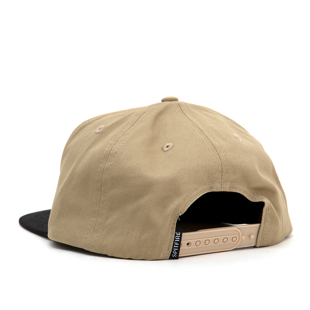Bighead Adj. Snapback Hat (Tan / Red)