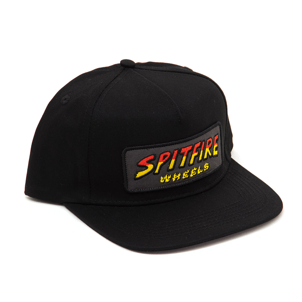 Hellhounds Script Patch Adj. Snapback Hat (Black / Yellow)