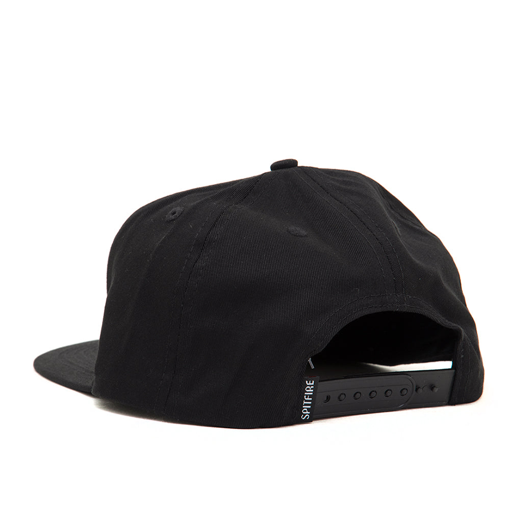 Hellhounds Script Patch Adj. Snapback Hat (Black / Yellow)