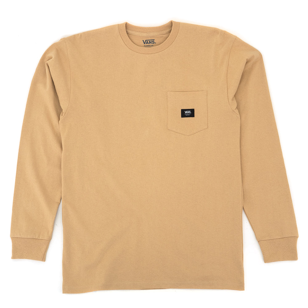 Woven Patch Pocket L/S T-Shirt (Taos Taupe) VBU
