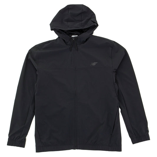Numeric Woven Full Zip Jacket (Black)