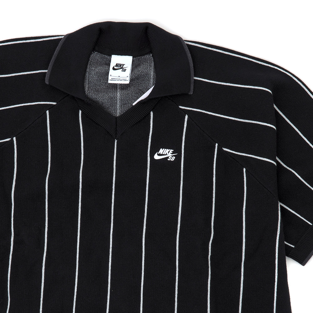 Skate S/S Polo Sweater (Black / Sail / Black) (S)