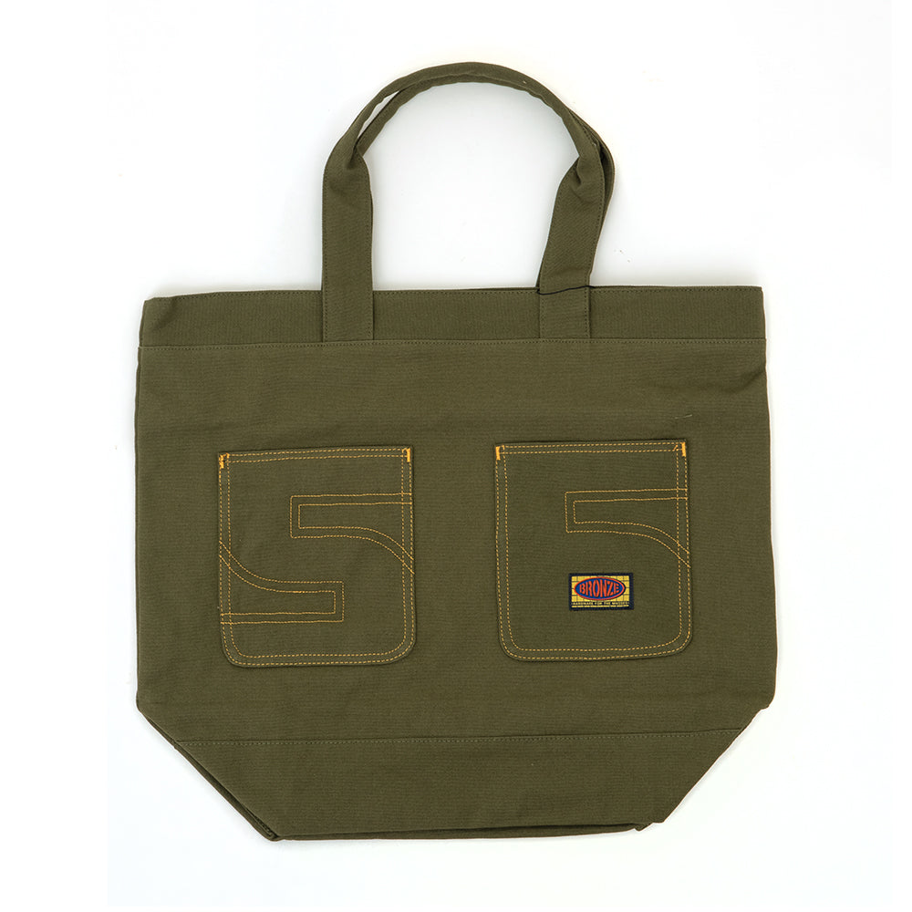 56 Canvas Extra Large Tote Bag (Olive)