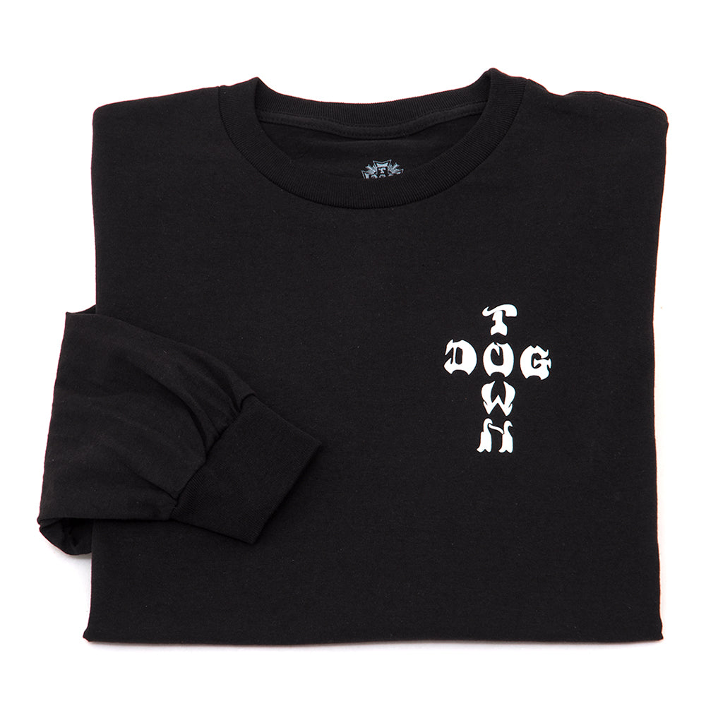 Cross Logo Longsleeve T-Shirt (Black)