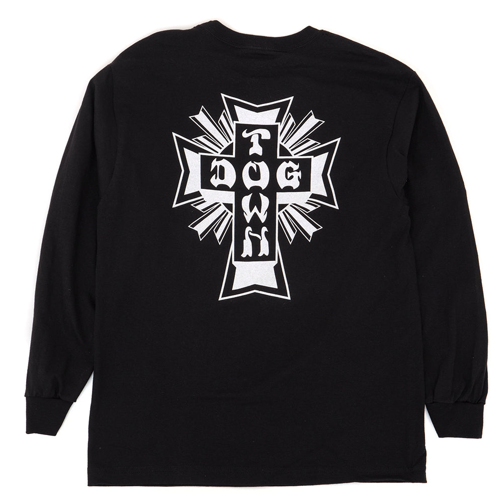 Cross Logo Longsleeve T-Shirt (Black)