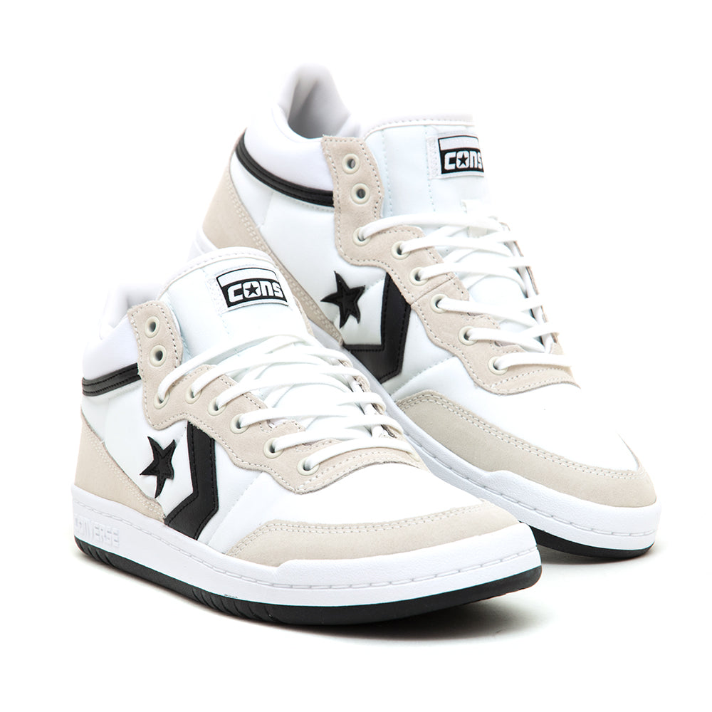 Fastbreak Pro Mid (White / Black / Egret)