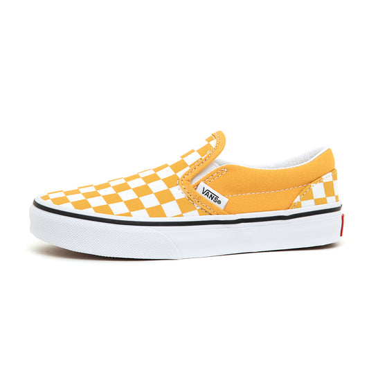Youth Classic Slip-On (Color Theory) Checkerboard Golden Glow VBU