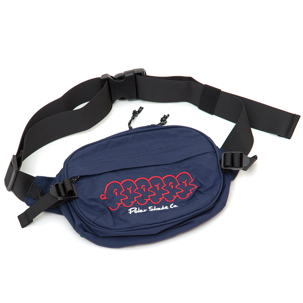Nylon Faces Hip Bag (Navy)
