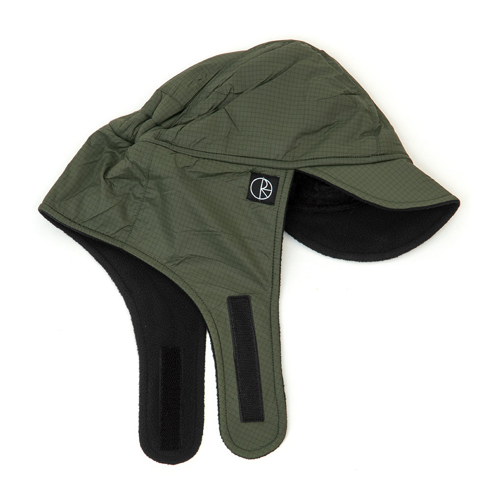 Luke Flap Ripstop Cap (Grey / Green)