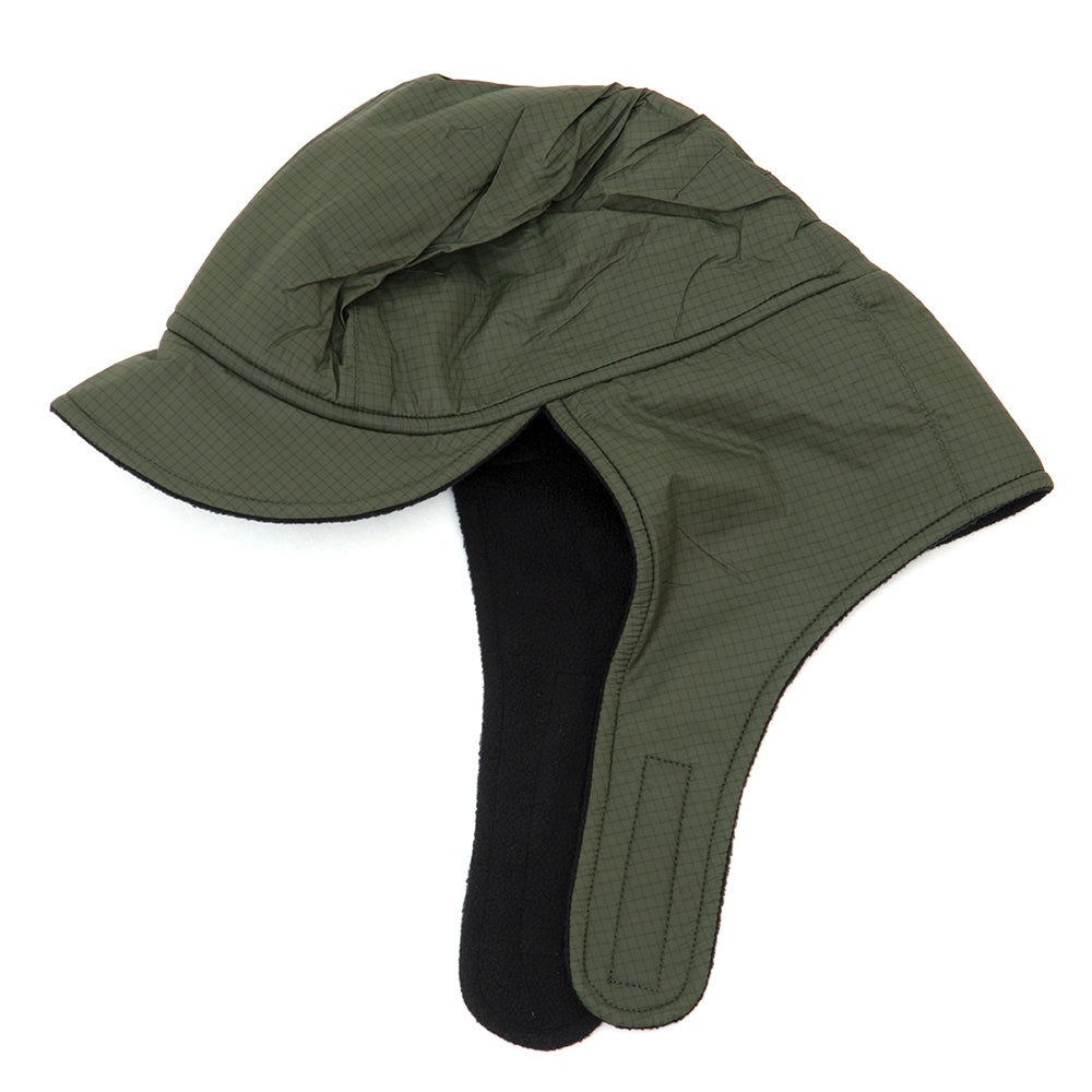 Luke Flap Ripstop Cap (Grey / Green)
