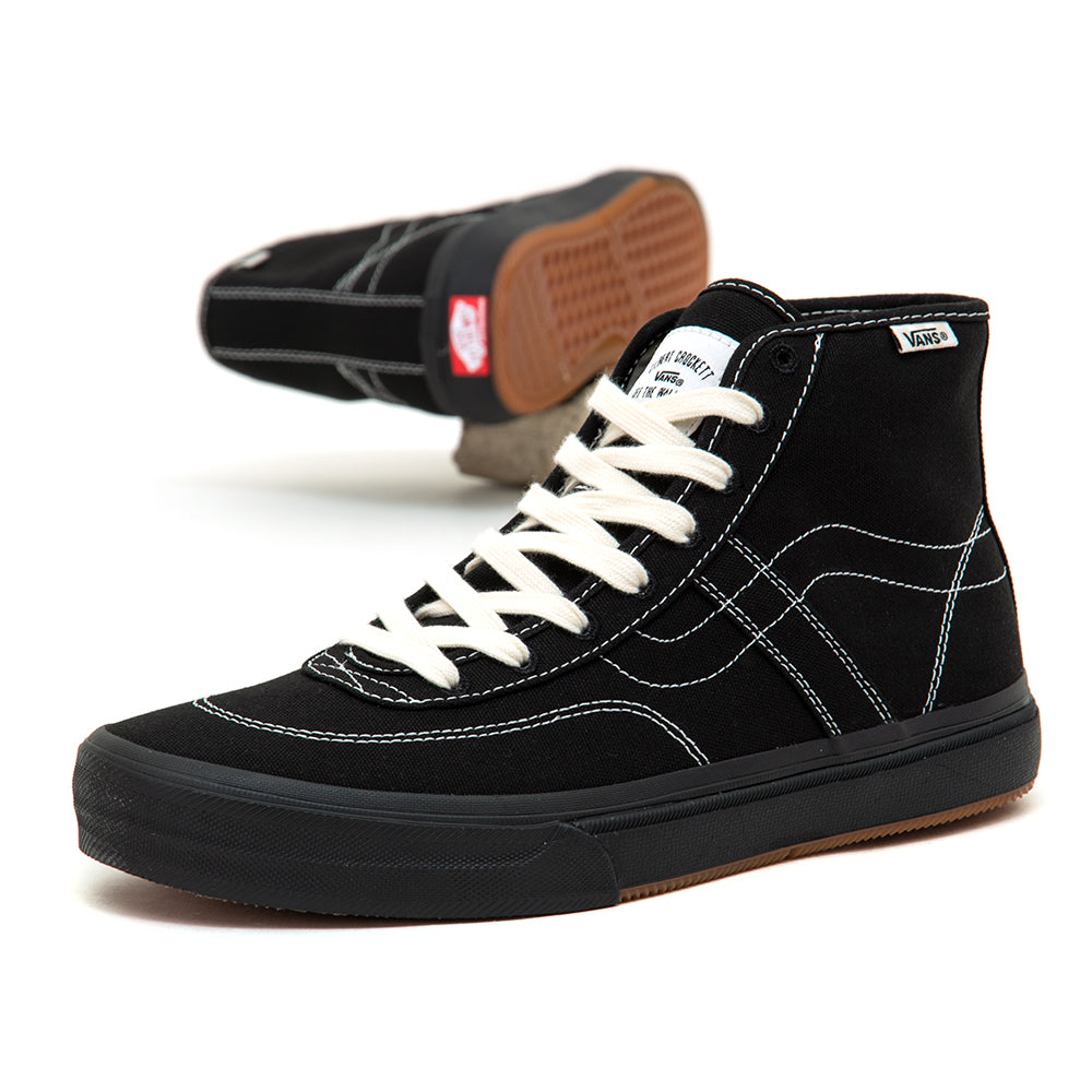 Crockett High Decon (Canvas Black / Black / White) VBU
