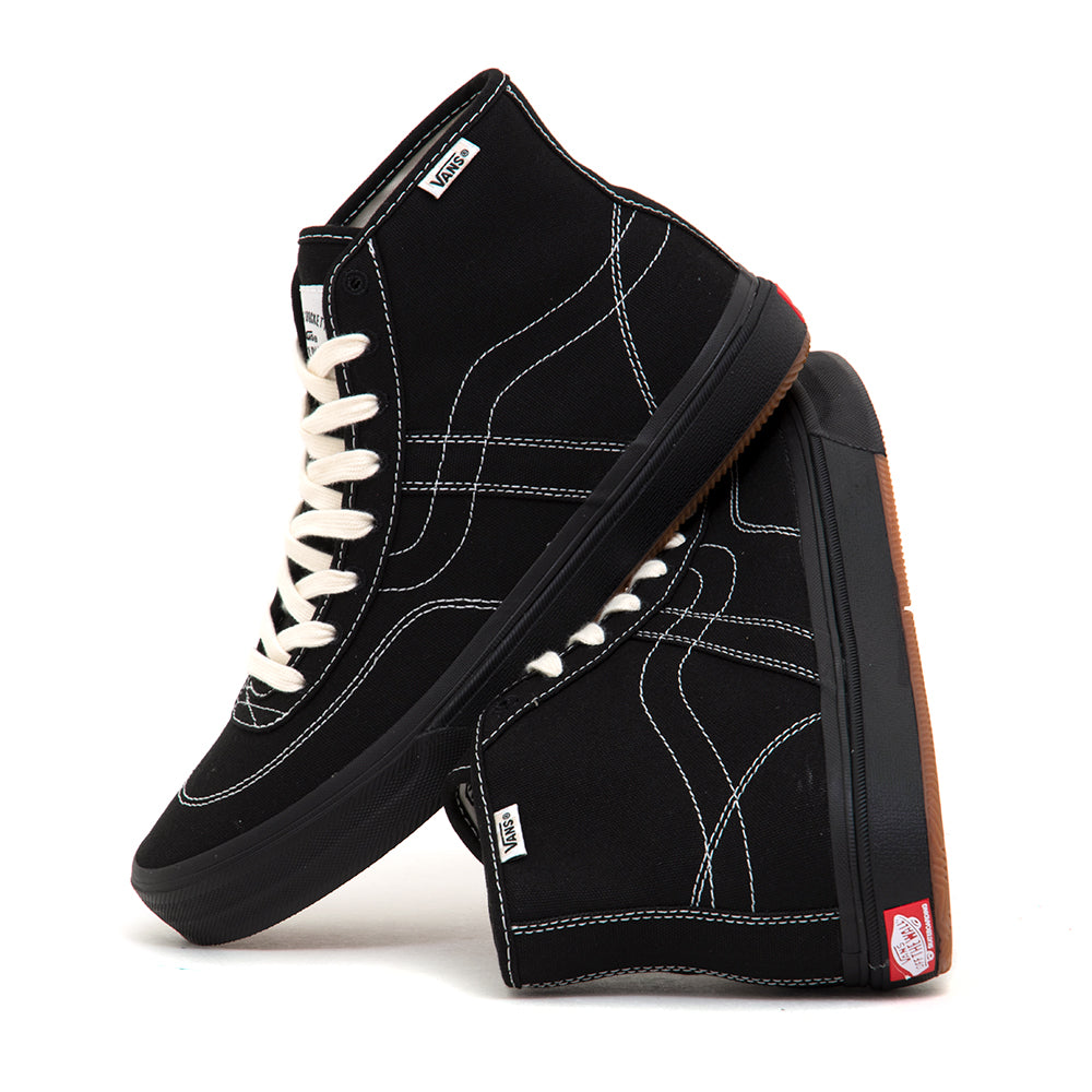 Crockett High Decon (Canvas Black / Black / White) VBU