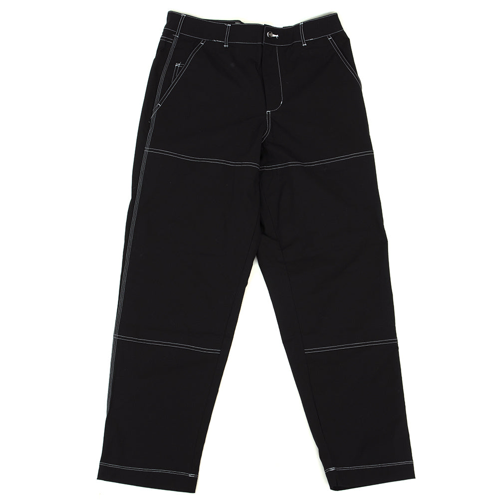 Double-Knee Skate Pants (Black) (S)