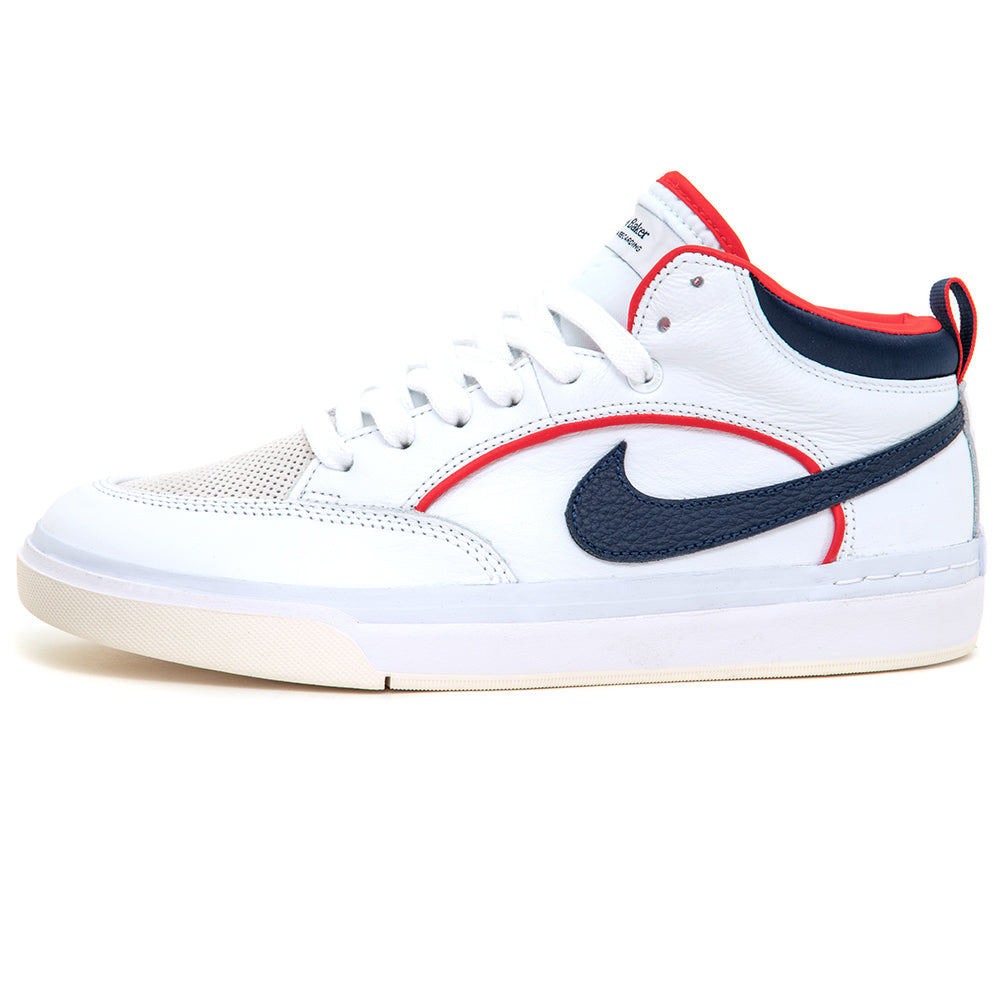 React Leo Premium (White / Midnight Navy)(S)