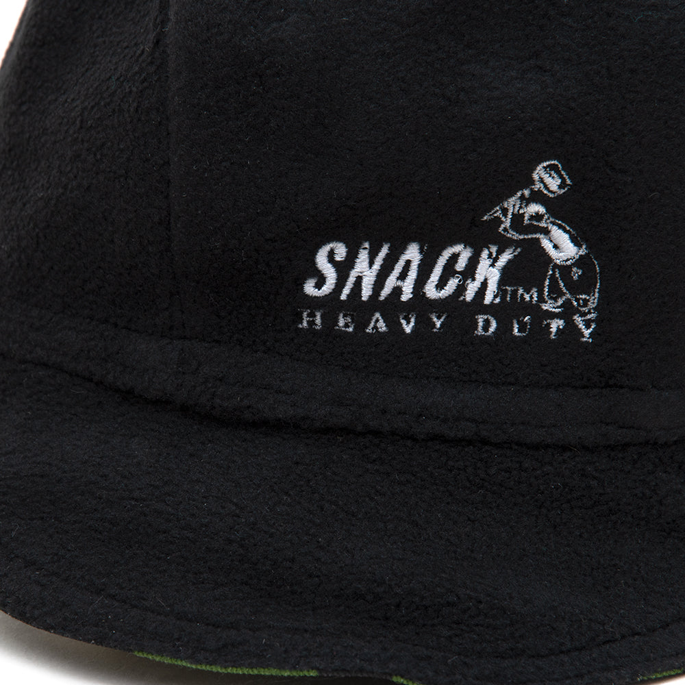 Visionz Reversible Trapper Cap (Black / Leaf Camo)