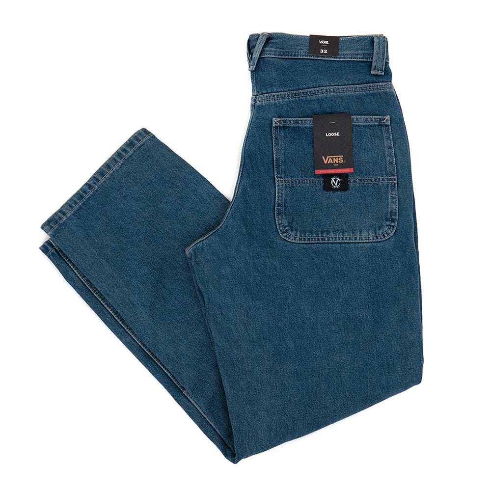 Rowan Zorilla Drill Chore Loose Carpenter Denim Pant (Blue) VBU