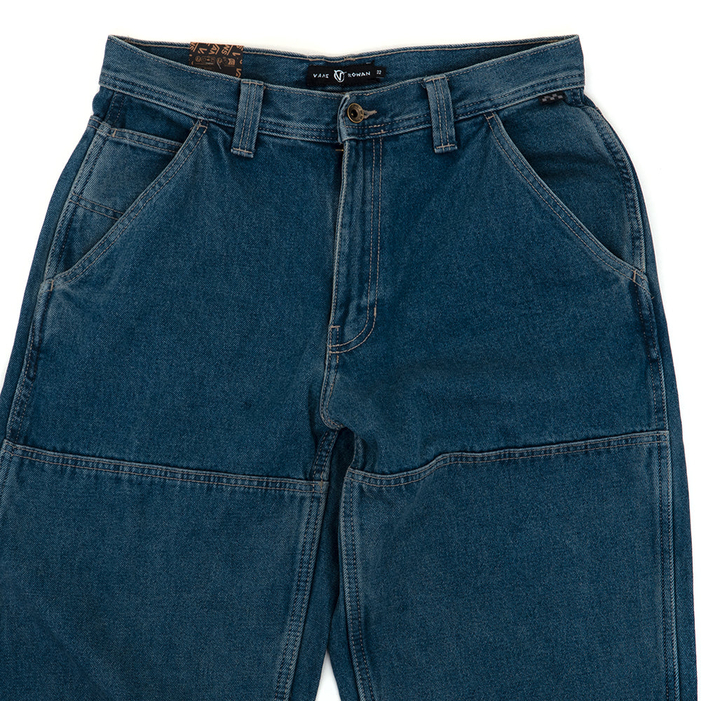 Rowan Zorilla Drill Chore Loose Carpenter Denim Pant (Blue) VBU