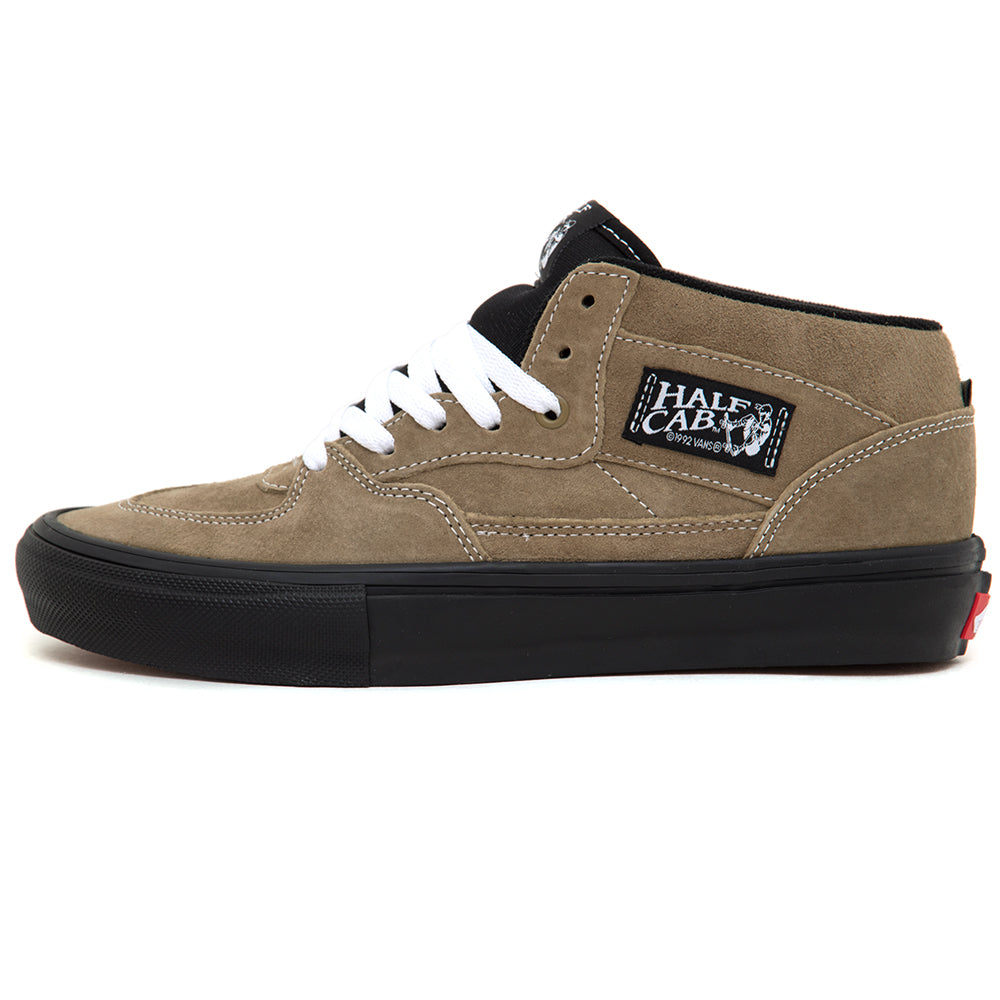 Skate Half Cab Pig Suede (Olive / Black) VBU
