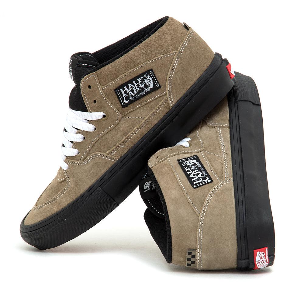 Skate Half Cab Pig Suede (Olive / Black) VBU