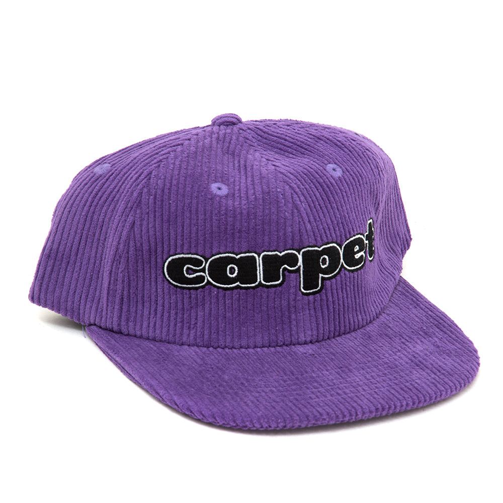 Dino Corduroy Strapback Hat (Purple)