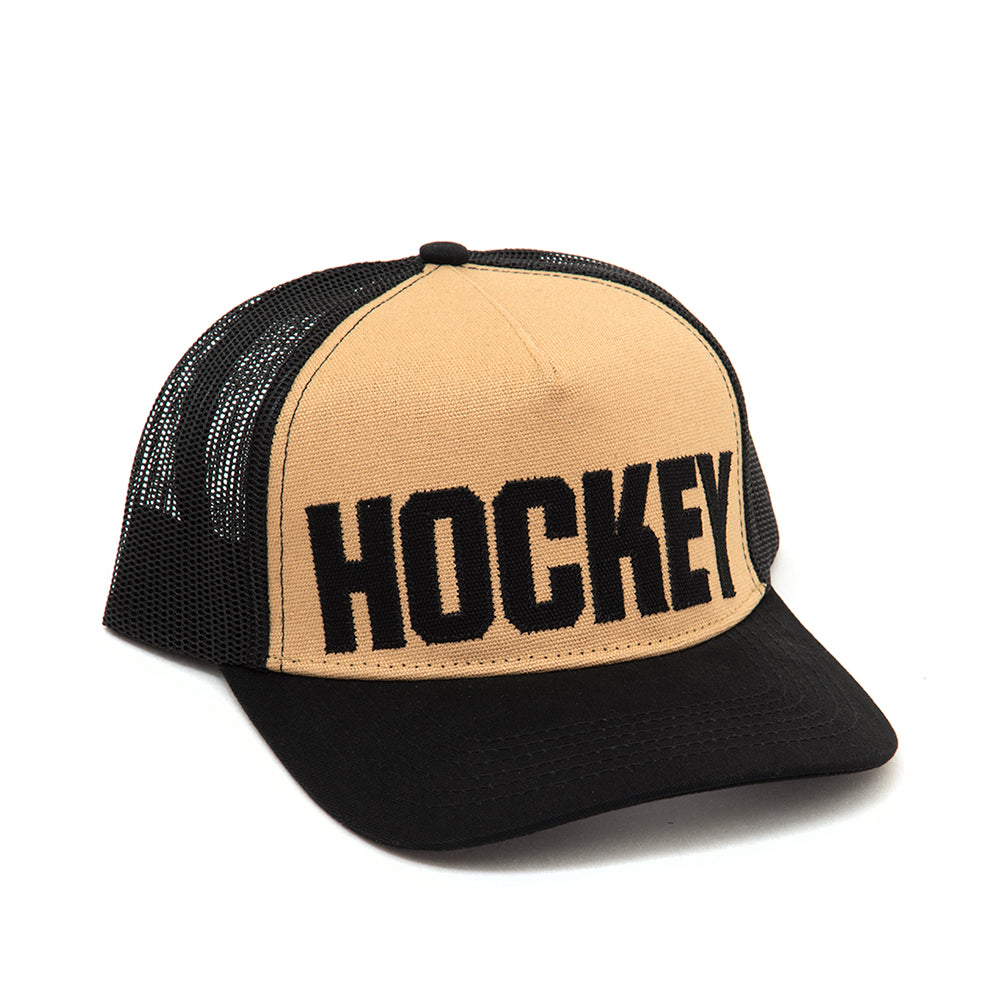 Truck Stop #2 Snapback Hat (Black / Cream)