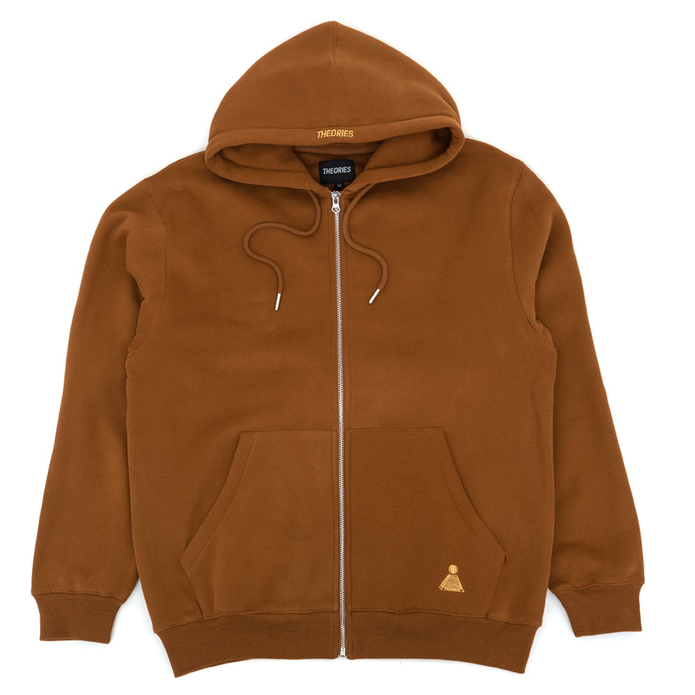 Scribble Sport Zip-Hoodie (Brass) (S)