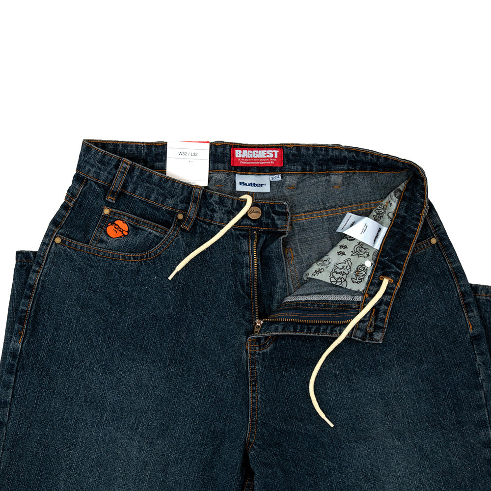 Santosuosso Denim Pant (Streaky Navy)