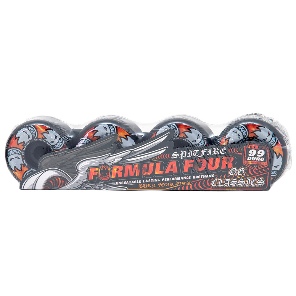 56mm Formula Four OG Classic Multiball Wheels Black (99D)
