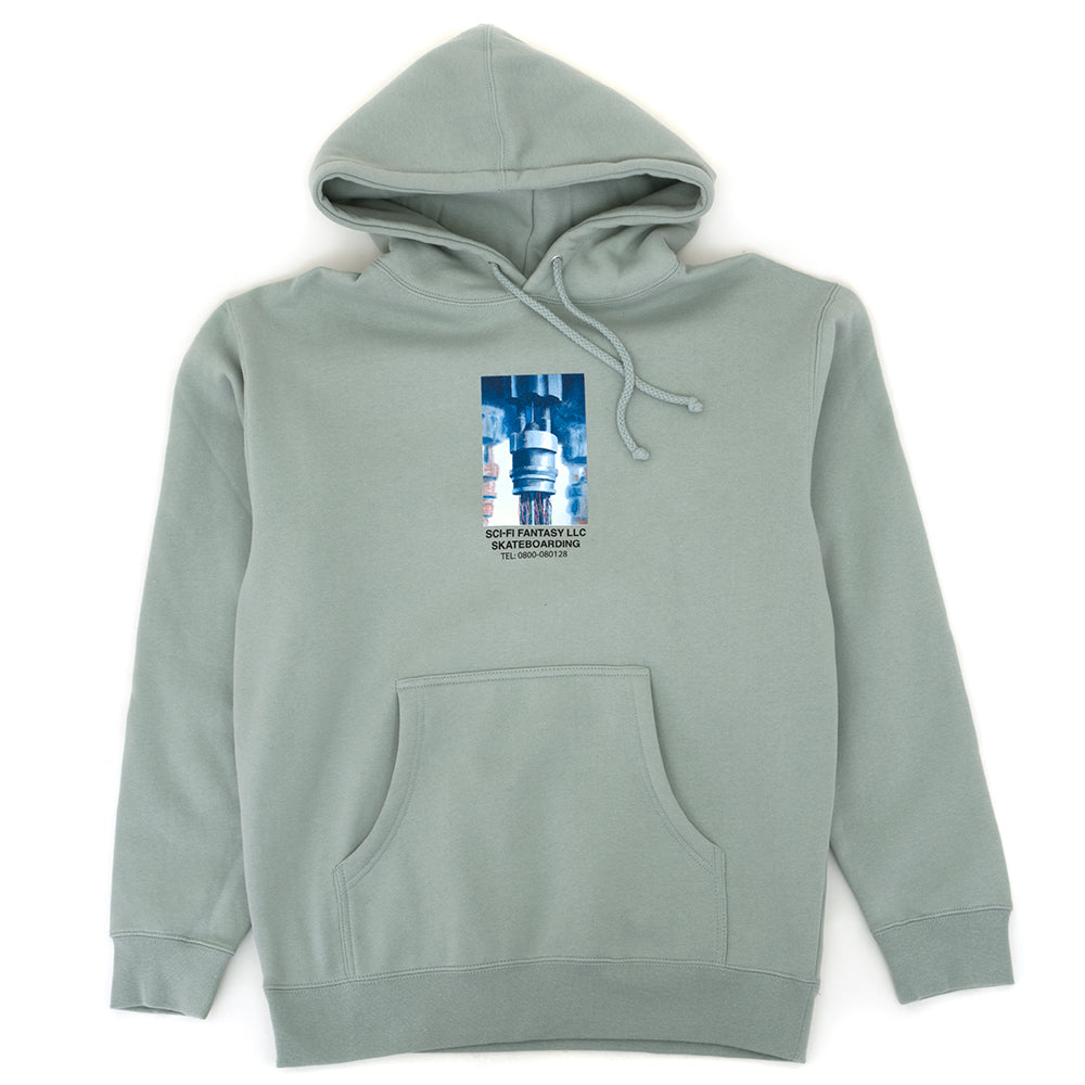 Machine Hooded Sweatshirt (Sage)