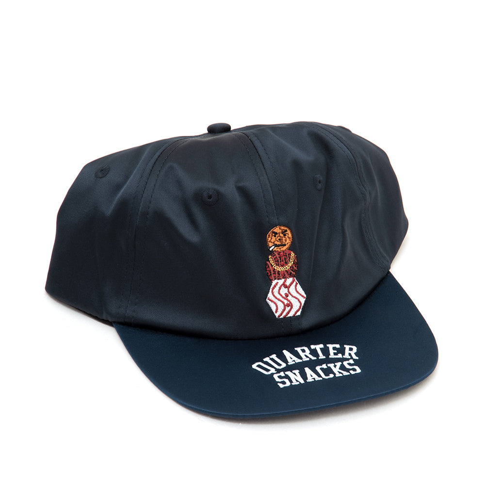 Satin Snackman Cap (Black / Navy) (S)