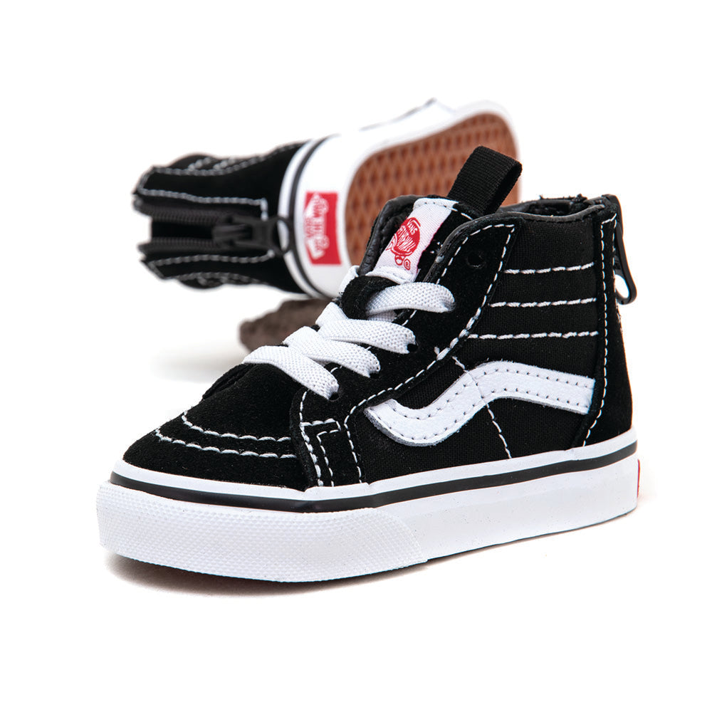 Toddler Sk8-Hi Zip (Black / White) VBU