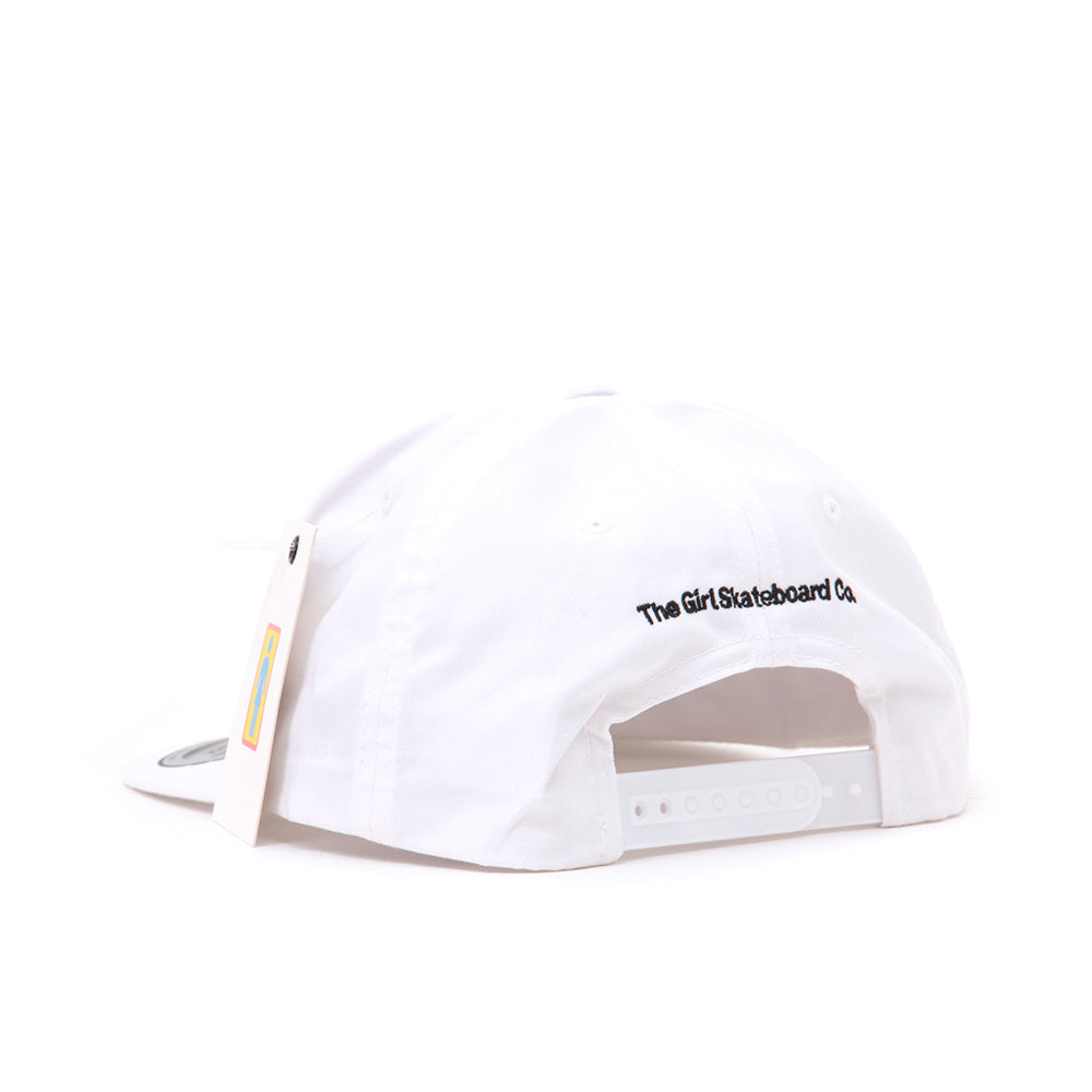 Blooming Snapback Cap (White) (S)