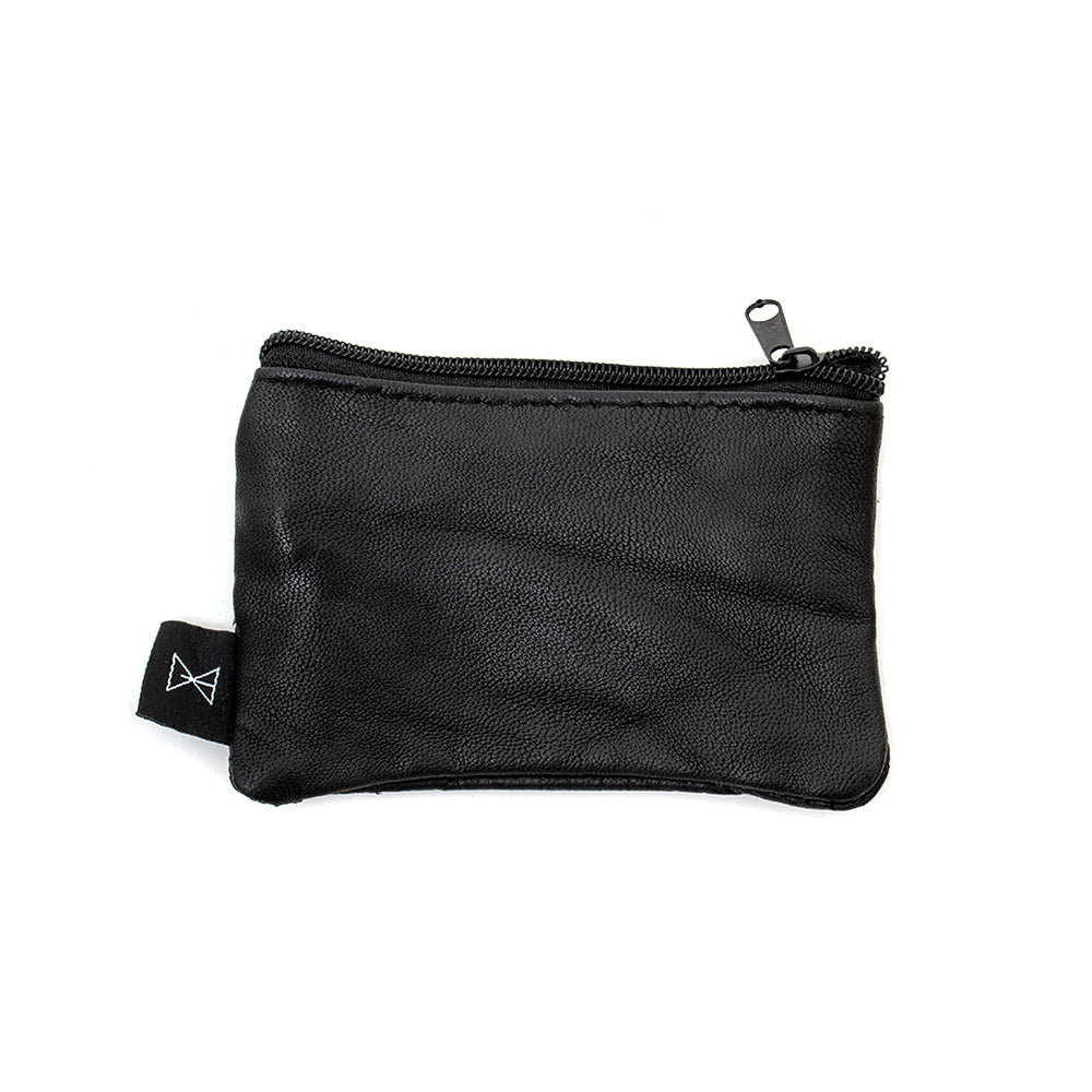 Barcy Leather Wallet (Black) (S)