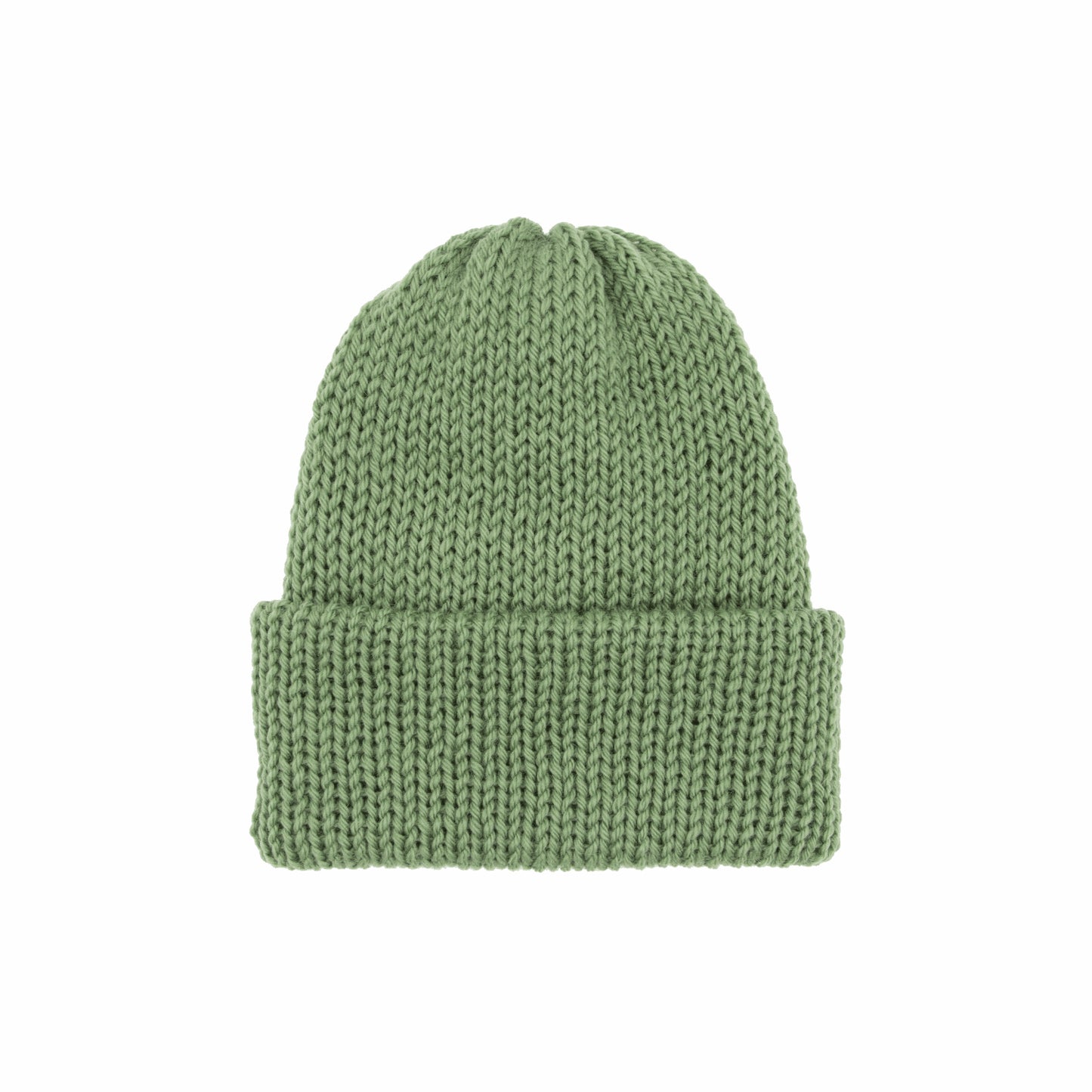 Short Stack Beanie (Seaweed Green)