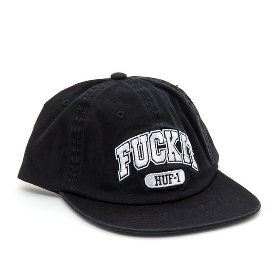 Fuck It 6-Panel Strapback Hat (Black)