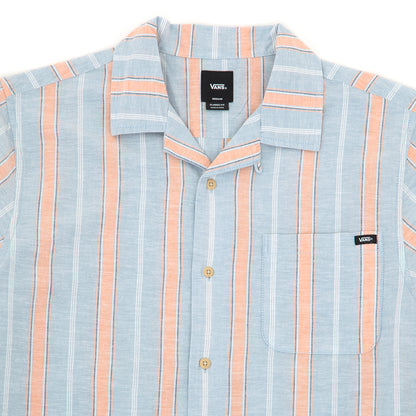 Carnell S/S Buttondown Shirt (Dusty Blue / Copper Tan) VBU