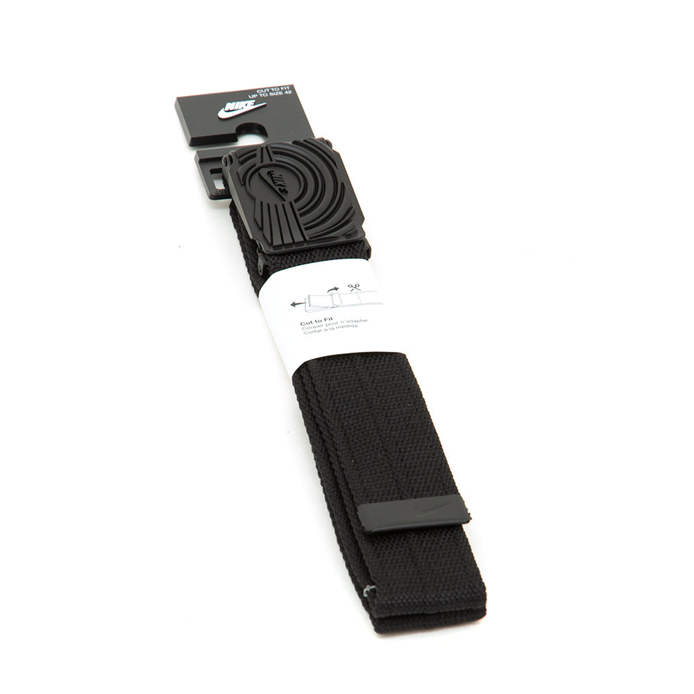 Dunk Inspired Ribbed Web Belt (Black)