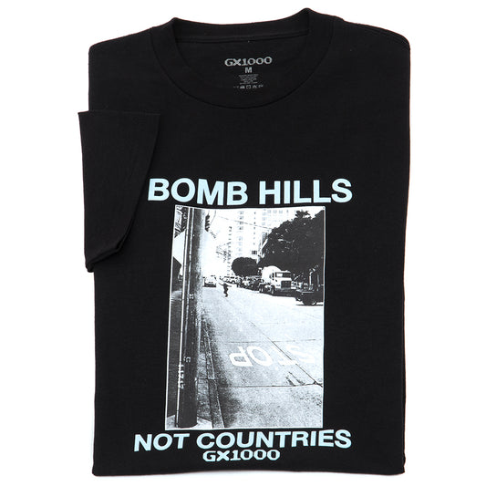 Bomb Hills Not Countries T-Shirt (Black)