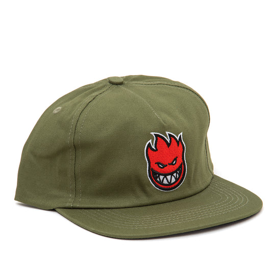 Bighead Fill Adj. Snapback Hat (Olive / Red)