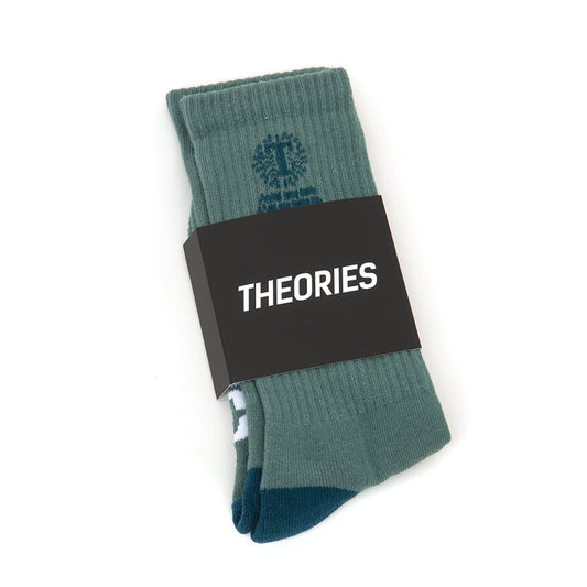 Theoramid Sock (Laurel / Sea Blue)