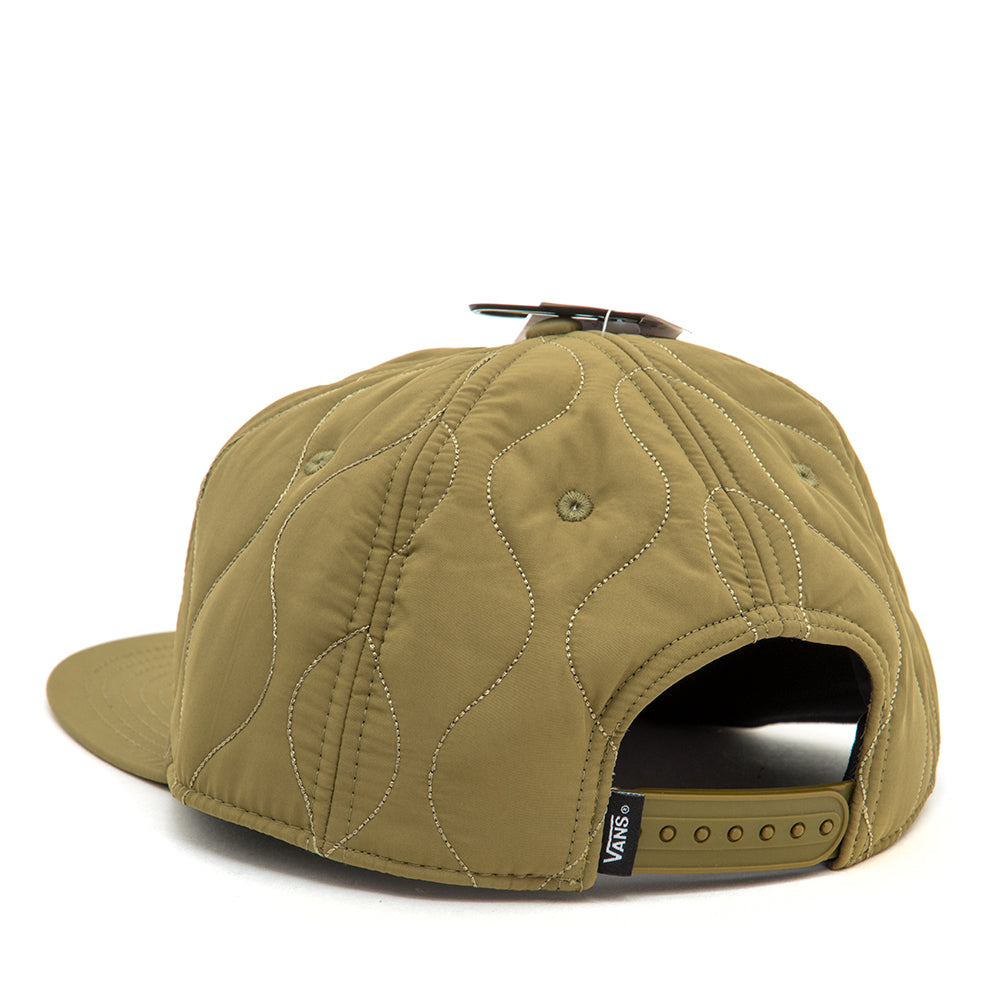 Half Box Low Unstructured 6 Panel Snapback Hat (Gothic Olive) VBU