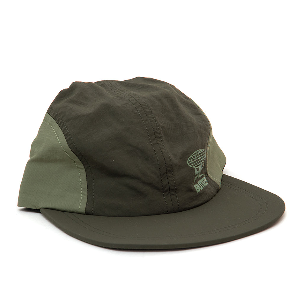 Nylon 4 Panel Cap (Army Sage)