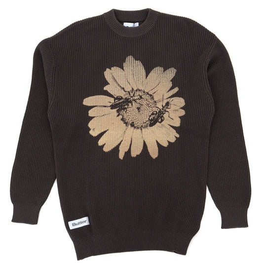 Sunflower Knit Sweater (Charcoal)