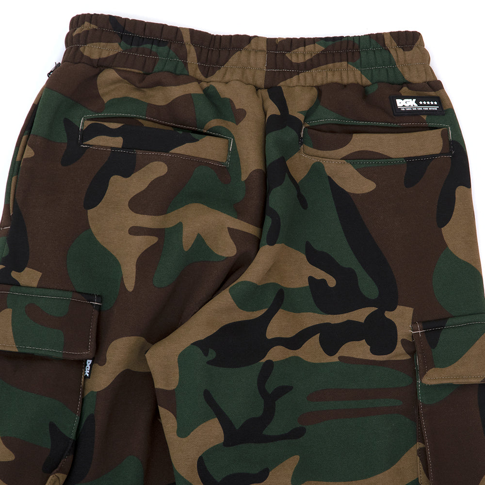 O.G.S. Fleece Cargo Pants (Woodland Camo)