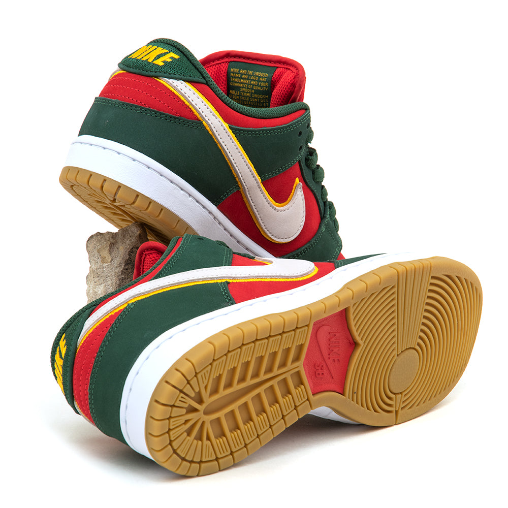 Dunk Low Pro PRM (Seattle Super Sonics) Fir / White - University Gold