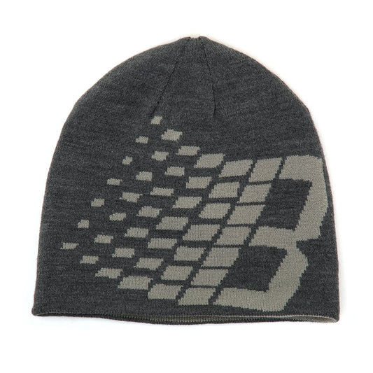 Emo Stripe B Skully Beanie (Grey)